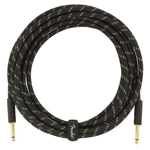Кабель інструментальний FENDER CABLE DELUXE SERIES 18.6' BLACK TWEED
